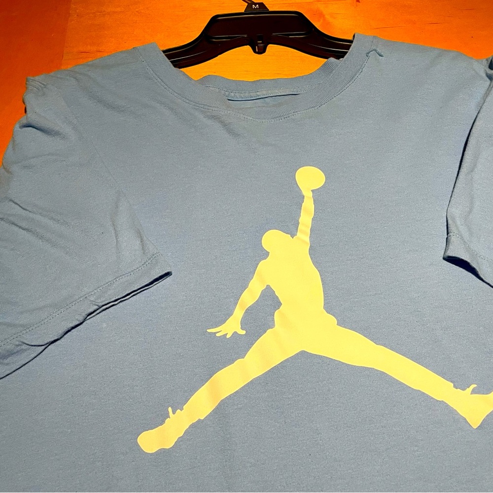Men’s Air Jordan Blue Shirt